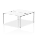 Impulse B2B 2 Person Bench Desk - White