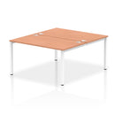 Impulse B2B 2 Person Bench Desk - Beech