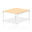 Impulse B2B 2 Person Bench Desk - Maple