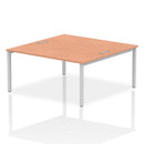Impulse B2B 2 Person Bench Desk - Beech