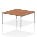 Impulse B2B 2 Person Bench Desk - Walnut