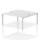 Impulse B2B 2 Person Bench Desk - White