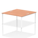 Impulse B2B 2 Person Bench Desk - Beech