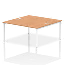 Impulse B2B 2 Person Bench Desk - Oak