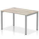 Impulse Single Starter Bench Desk - Grey Oak