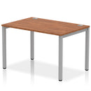 Impulse Single Starter Bench Desk - Walnut