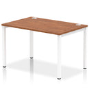 Impulse Single Starter Bench Desk - Walnut