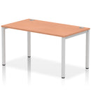 Impulse Single Starter Bench Desk - Beech