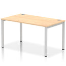 Impulse Single Starter Bench Desk - Maple