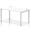 Impulse Single Starter Bench Desk - White