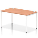 Impulse Single Starter Bench Desk - Beech