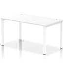 Impulse Single Starter Bench Desk - White