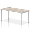 Impulse Single Starter Bench Desk - Grey Oak