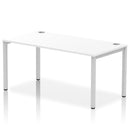 Impulse Single Starter Bench Desk - White