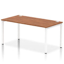Impulse Single Starter Bench Desk - Walnut