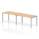 Impulse 2 Person Single Row Bench Desk - Maple