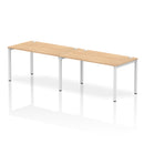 Impulse 2 Person Single Row Bench Desk - Maple