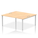 Impulse B2B 2 Person Bench Desk - Maple