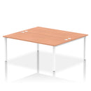 Impulse B2B 2 Person Bench Desk - Beech