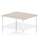 Impulse B2B 2 Person Bench Desk - Grey Oak
