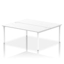 Impulse B2B 2 Person Bench Desk - White