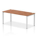 Impulse Single Starter Bench Desk - Walnut