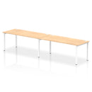 Impulse 2 Person Single Row Bench Desk - Maple