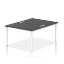 Impulse B2B 2 Person Bench Desk - Black