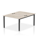 Impulse B2B 2 Person Bench Desk - Grey Oak