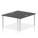 Impulse B2B 2 Person Bench Desk - Black