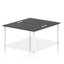 Impulse B2B 2 Person Bench Desk - Black