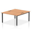 Impulse B2B 2 Person Bench Desk - Oak