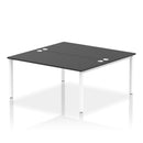Impulse B2B 2 Person Bench Desk - Black