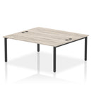 Impulse B2B 2 Person Bench Desk - Grey Oak