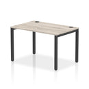 Impulse Single Starter Bench Desk - Grey Oak