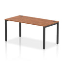 Impulse Single Starter Bench Desk - Walnut