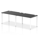 Impulse 2 Person Single Row Bench Desk - Black