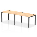Impulse 2 Person Single Row Bench Desk - Maple