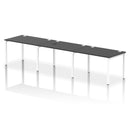 Impulse 3 Person Single Row Bench Desk - Black