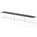 Impulse 3 Person Single Row Bench Desk - Black