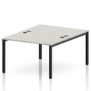 Impulse B2B 2 Person Bench Desk - Dove Grey