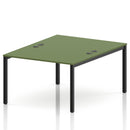 Impulse B2B 2 Person Bench Desk - Moss Green