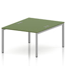 Impulse B2B 2 Person Bench Desk - Moss Green