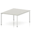 Impulse B2B 2 Person Bench Desk - Dove Grey