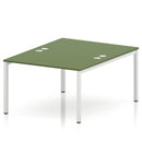 Impulse B2B 2 Person Bench Desk - Moss Green