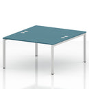 Impulse B2B 2 Person Bench Desk - Dark Teal