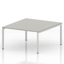 Impulse B2B 2 Person Bench Desk - Dove Grey