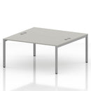 Impulse B2B 2 Person Bench Desk - Dove Grey