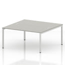 Impulse B2B 2 Person Bench Desk - Dove Grey