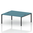 Impulse B2B 2 Person Bench Desk - Dark Teal